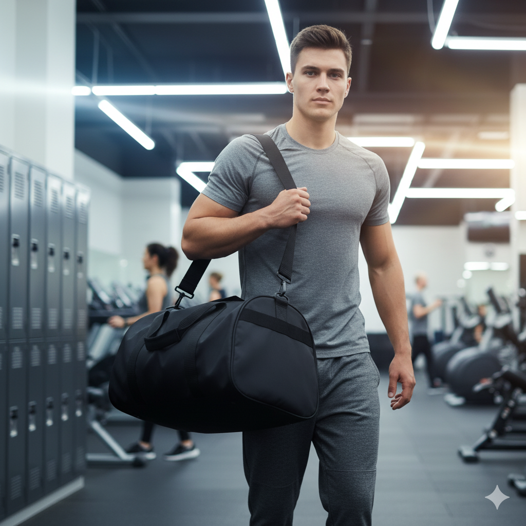 Multi-Purpose Leather Gym & Travel Bag – Spacious, Durable, and Stylish
