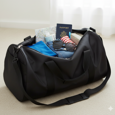 Multi-Purpose Leather Gym & Travel Bag – Spacious, Durable, and Stylish